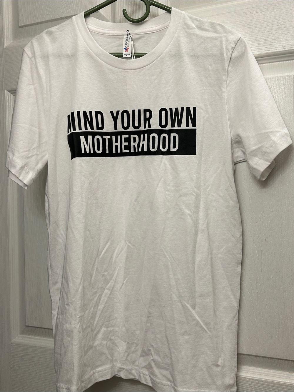White 'Mind Your Own Motherhood' Graphic Tee - Unbranded